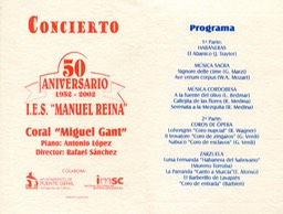 2002 50AnniversarioManualReina