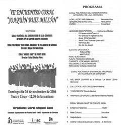 2006 EncuentroCoral